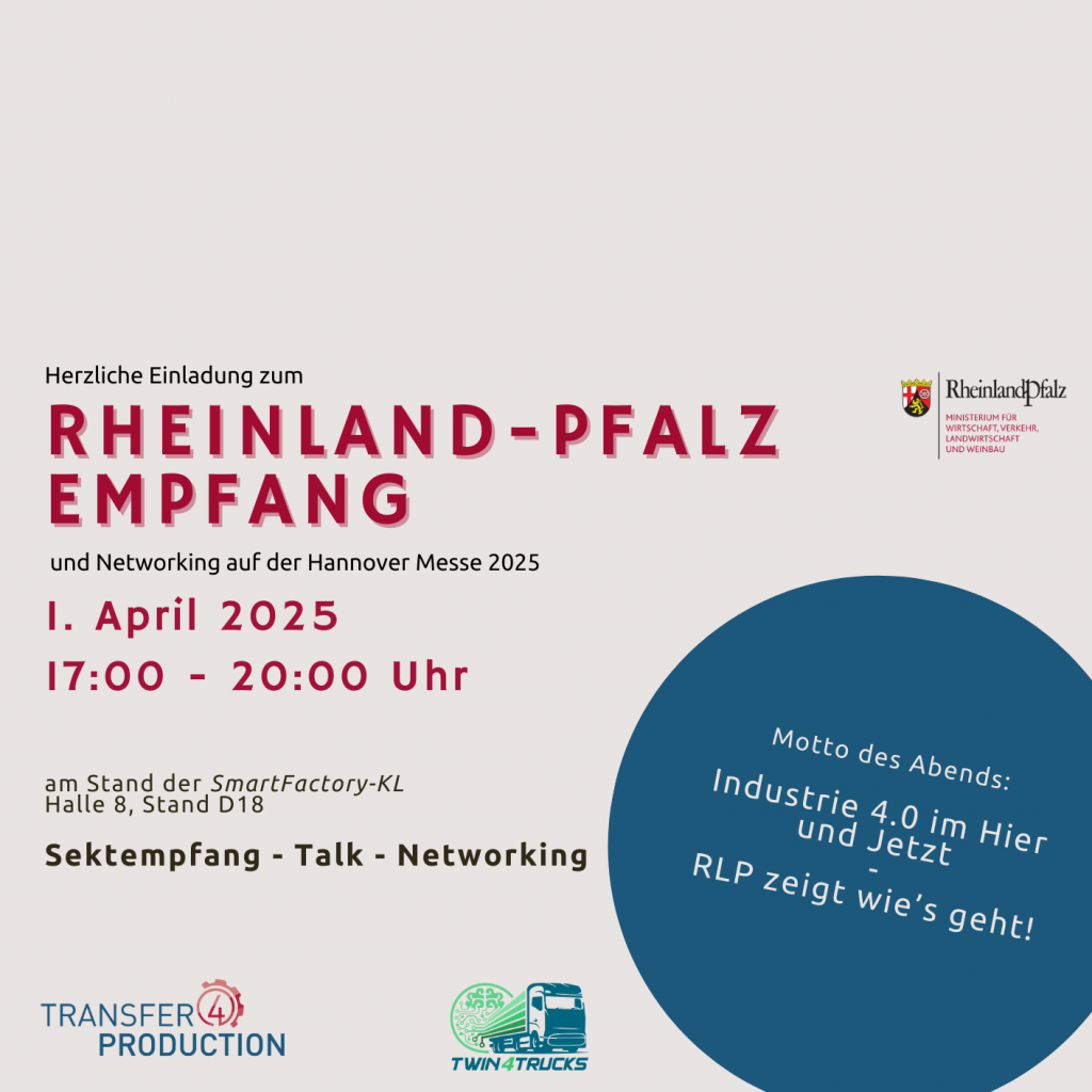 Rheinland-Pfalz Empfang auf der Hannover Messe 2025